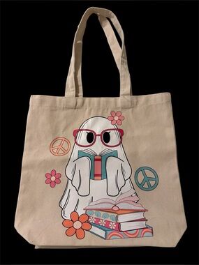 Ghost book tote - NWOT